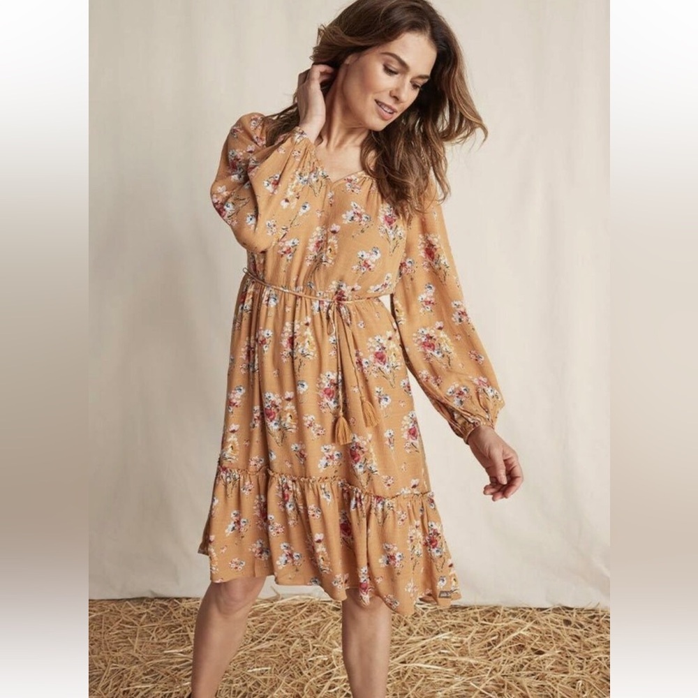 NWT Matilda Jane Heart to Heart Discovery Gardens Floral Tiered Dress